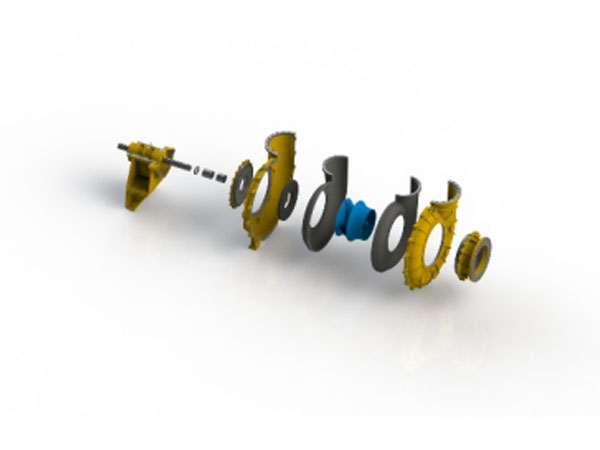 LCC碳化硅陶瓷脫硫泵結(jié)構(gòu)圖